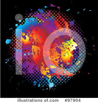 Royalty-Free (RF) Splatter Clipart Illustration by michaeltravers - Stock Sample #97904