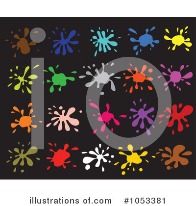 Royalty-Free (RF) Splatters Clipart Illustration by Prawny - Stock Sample #1053381