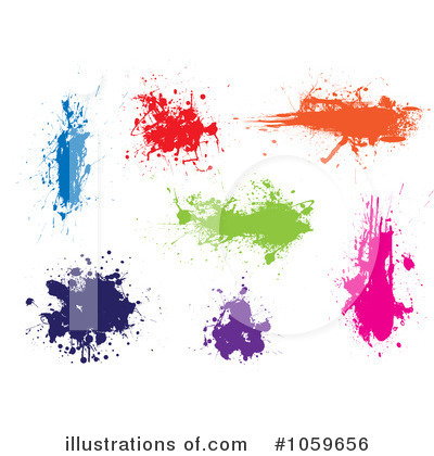 Royalty-Free (RF) Splatters Clipart Illustration by michaeltravers - Stock Sample #1059656