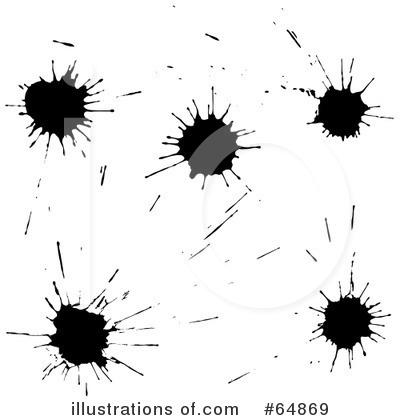 Royalty-Free (RF) Splatters Clipart Illustration by Frog974 - Stock Sample #64869