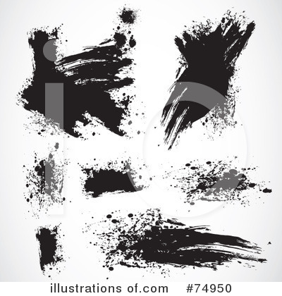 Royalty-Free (RF) Splatters Clipart Illustration by BestVector - Stock Sample #74950