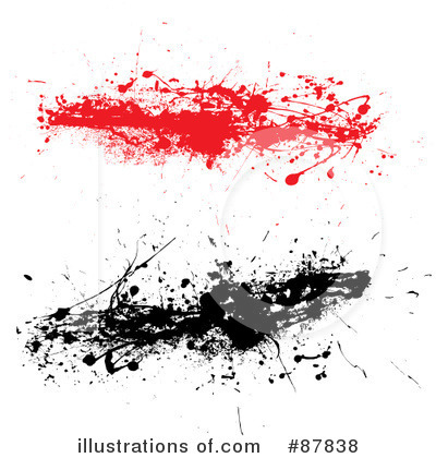 Royalty-Free (RF) Splatters Clipart Illustration by michaeltravers - Stock Sample #87838