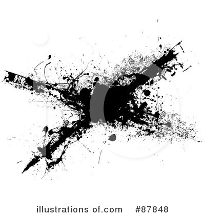 Royalty-Free (RF) Splatters Clipart Illustration by michaeltravers - Stock Sample #87848