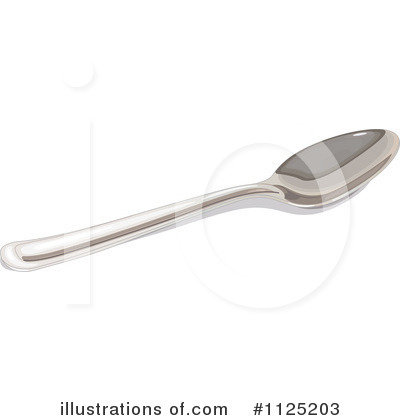 Spoon Clipart #1125203 - Illustration by Graphics RF