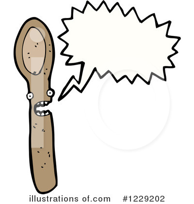Royalty-Free (RF) Spoon Clipart Illustration by lineartestpilot - Stock Sample #1229202