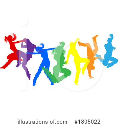 Dancer Clipart #1805022 by AtStockIllustration