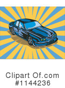 Sports Car Clipart #1144236 by patrimonio