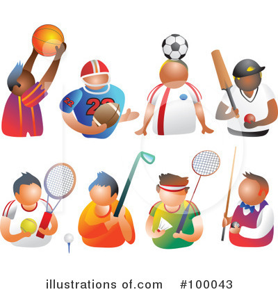 Royalty-Free (RF) Sports Clipart Illustration by Prawny - Stock Sample #100043