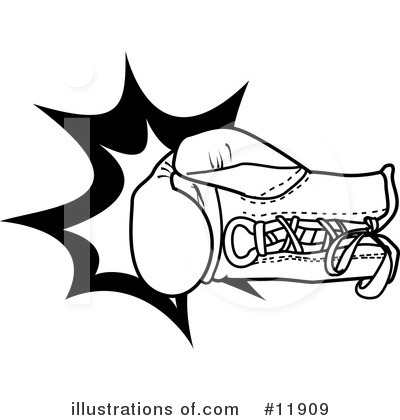 Boxing Clipart #11909 by AtStockIllustration