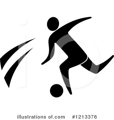 Soccer Player Clipart #1213376 by Vector Tradition SM