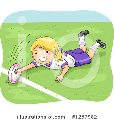 Rugby Clipart #1257982 by BNP Design Studio