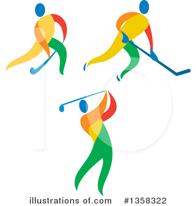 Royalty-Free (RF) Sports Clipart Illustration by patrimonio - Stock Sample #1358322