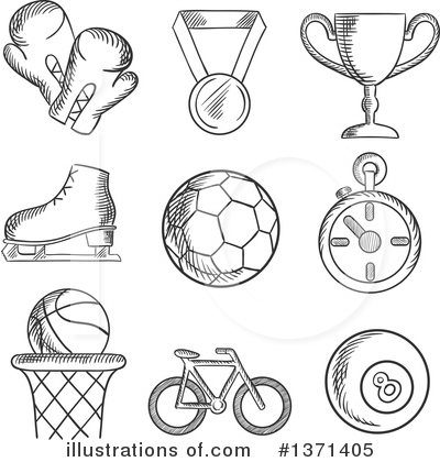 Royalty-Free (RF) Sports Clipart Illustration by Vector Tradition SM - Stock Sample #1371405