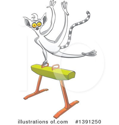 Pommel Horse Clipart #1391250 by Zooco