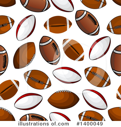 American Football Clipart #1400049 by Vector Tradition SM