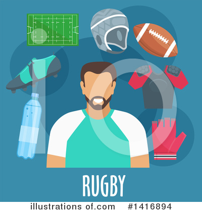 Royalty-Free (RF) Sports Clipart Illustration by Vector Tradition SM - Stock Sample #1416894