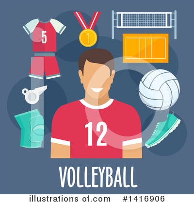 Royalty-Free (RF) Sports Clipart Illustration by Vector Tradition SM - Stock Sample #1416906