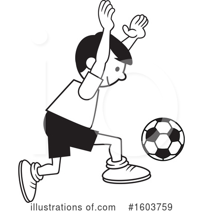 Soccer Clipart #1603759 by Johnny Sajem