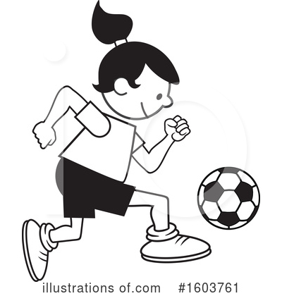 Soccer Clipart #1603761 by Johnny Sajem