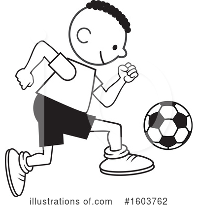 Soccer Clipart #1603762 by Johnny Sajem