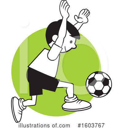 Soccer Clipart #1603767 by Johnny Sajem