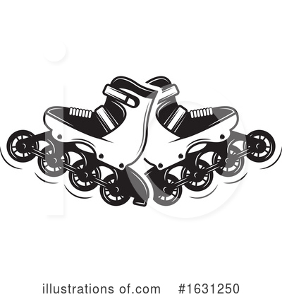 Roller Derby Clipart #1631250 by Vector Tradition SM