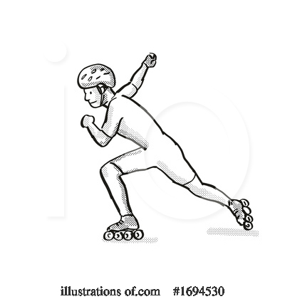 Royalty-Free (RF) Sports Clipart Illustration by patrimonio - Stock Sample #1694530