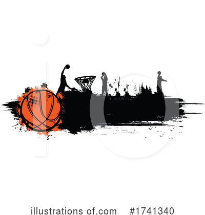 Basketball Player Clipart #1741340 by Vector Tradition SM
