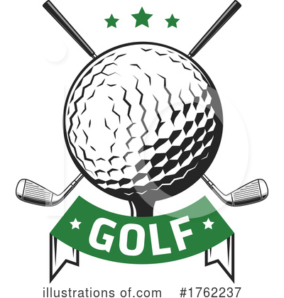 Golf Ball Clipart #1762237 by Vector Tradition SM