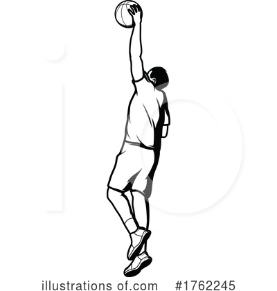 Basketball Player Clipart #1762245 by Vector Tradition SM