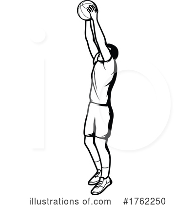 Basketball Player Clipart #1762250 by Vector Tradition SM