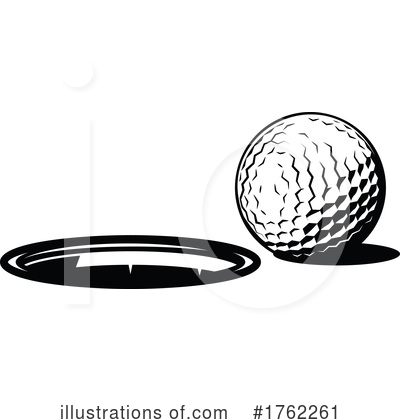 Golf Ball Clipart #1762261 by Vector Tradition SM