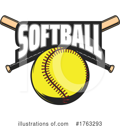 Softball Clipart #1763293 by Vector Tradition SM