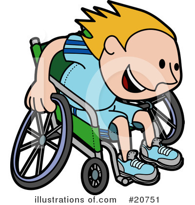Wheelchair Clipart #20751 by AtStockIllustration
