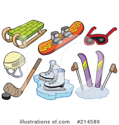 Skiing Clipart #214580 by visekart