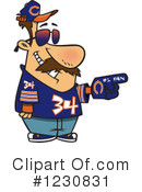 Sports Fan Clipart #1230831 by toonaday