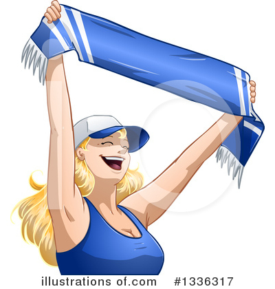 Royalty-Free (RF) Sports Fan Clipart Illustration by Liron Peer - Stock Sample #1336317