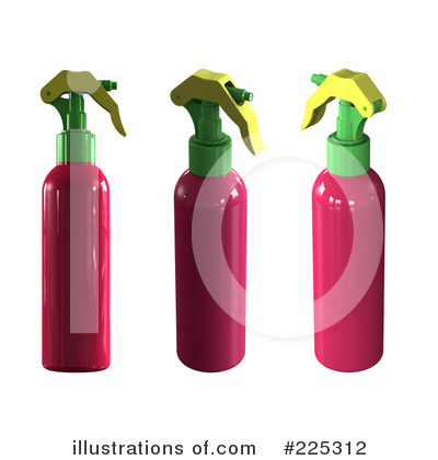 Royalty-Free (RF) Spray Bottle Clipart Illustration by patrimonio - Stock Sample #225312