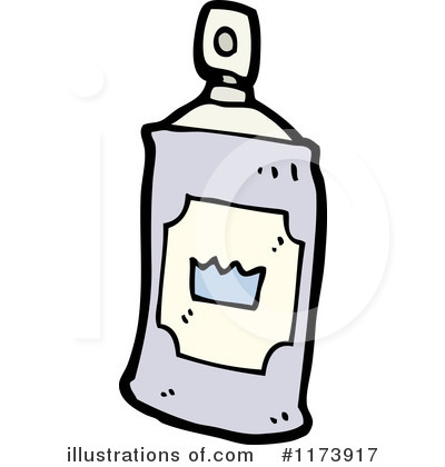 Royalty-Free (RF) Spray Paint Clipart Illustration by lineartestpilot - Stock Sample #1173917