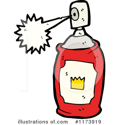Royalty-Free (RF) Spray Paint Clipart Illustration by lineartestpilot - Stock Sample #1173919