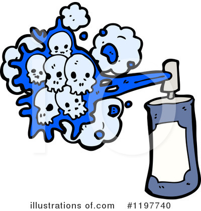 Royalty-Free (RF) Spray Paint Clipart Illustration by lineartestpilot - Stock Sample #1197740
