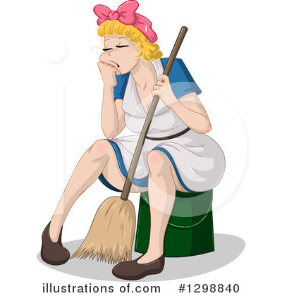 Royalty-Free (RF) Spring Cleaning Clipart Illustration by Liron Peer - Stock Sample #1298840