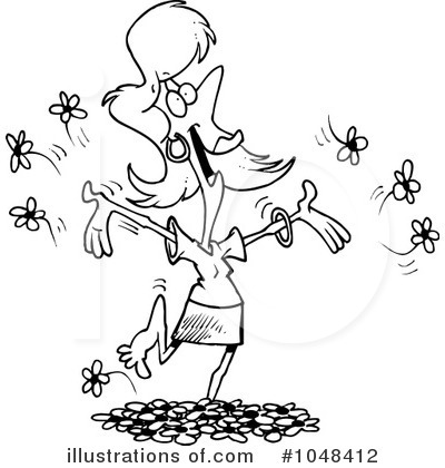 Royalty-Free (RF) Spring Time Clipart Illustration by toonaday - Stock Sample #1048412