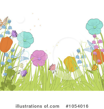 Floral Background Clipart #1054016 by elaineitalia
