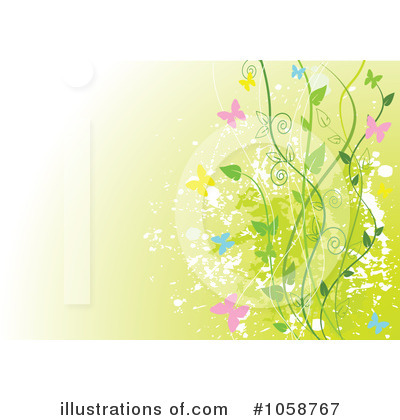 Royalty-Free (RF) Spring Time Clipart Illustration by Pushkin - Stock Sample #1058767