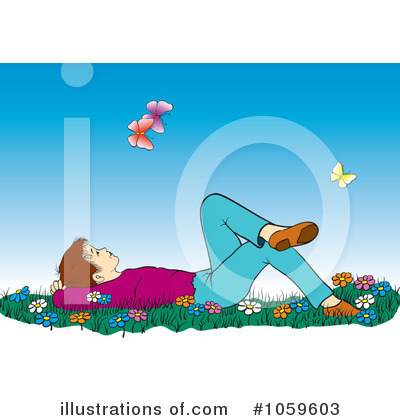 Royalty-Free (RF) Spring Time Clipart Illustration by pauloribau - Stock Sample #1059603