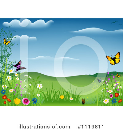 Royalty-Free (RF) Spring Time Clipart Illustration by dero - Stock Sample #1119811