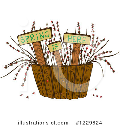 Royalty-Free (RF) Spring Time Clipart Illustration by Cherie Reve - Stock Sample #1229824