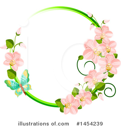 Orchid Clipart #1454239 by Vector Tradition SM