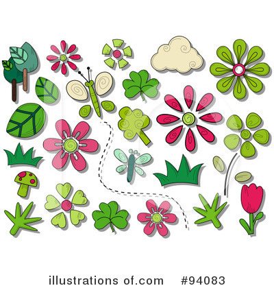 Royalty-Free (RF) Spring Time Clipart Illustration by BNP Design Studio - Stock Sample #94083